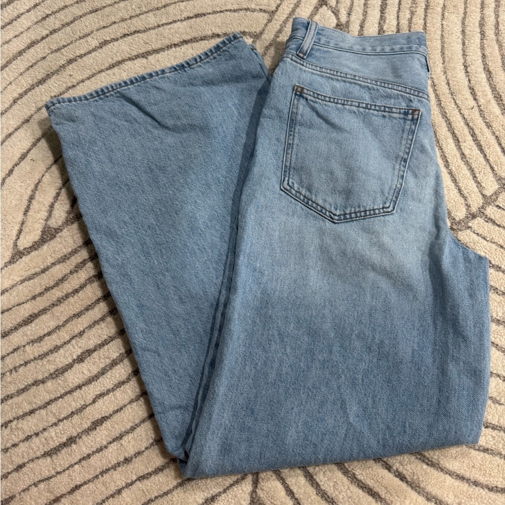 Madewell super wide leg jeans
